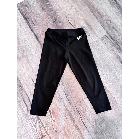 GK youth large/xl girls gymnastics capri leggings - Picture 1 of 3